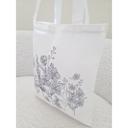  Vintage Wildflower Tote Bag, Double-Sided Floral Canvas Bag – Aesthetic Book Bag, Eco-Friendly Gift for Her, Cute Nature-Inspired Accessory