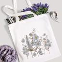  Vintage Wildflower Tote Bag, Double-Sided Floral Canvas Bag – Aesthetic Book Bag, Eco-Friendly Gift for Her, Cute Nature-Inspired Accessory