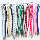  Custom Rope Bag Charm | Personalized Name Chain Purse Charm | Handmade Paracord Bag Accessory for Handbags & Tote