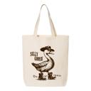  Silly Goose On the Loose Tote Bag, Funny Western Cowboy Duck Canvas Bag, Vintage Country Girl Gift, Y2K Aesthetic Tote, Farmer’s Market Bag, Gift for Her