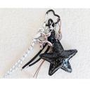 Star Bag Charm Keychain, Cute Balloon Dog Charm, Star Leather & Rope Loop, Aesthetic Bag Accessory, Gift for Her, Backpack decoration