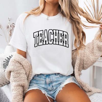Retro Teacher Comfort Colors T Shirt, Teacher Tee, Teacher Appreciation Gift, Back to School Shirt, Unisex Staff Gift