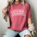  Retro Teacher Comfort Colors T Shirt, Teacher Tee, Teacher Appreciation Gift, Back to School Shirt, Unisex Staff Gift