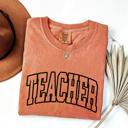  Retro Teacher Comfort Colors T Shirt, Teacher Tee, Teacher Appreciation Gift, Back to School Shirt, Unisex Staff Gift