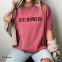  In My Teacher Era Retro Tee – Trendy Teacher Appreciation Shirt