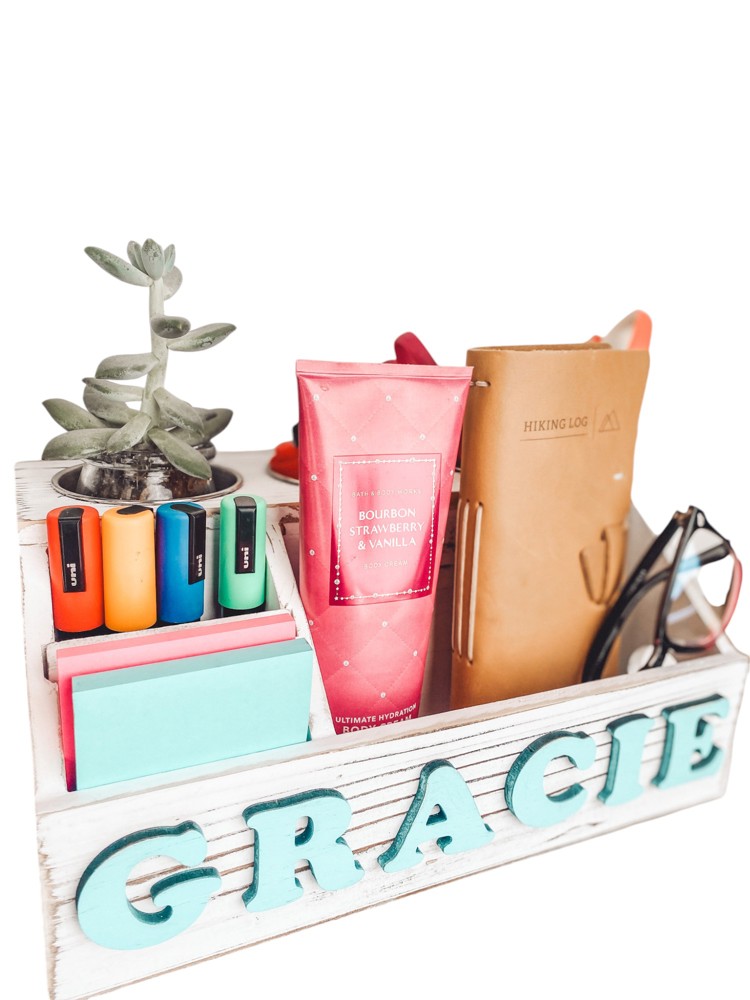 Personalized Rustic Organizer 