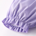  Girls Butterfly Smocking Embroidered Purple Dress