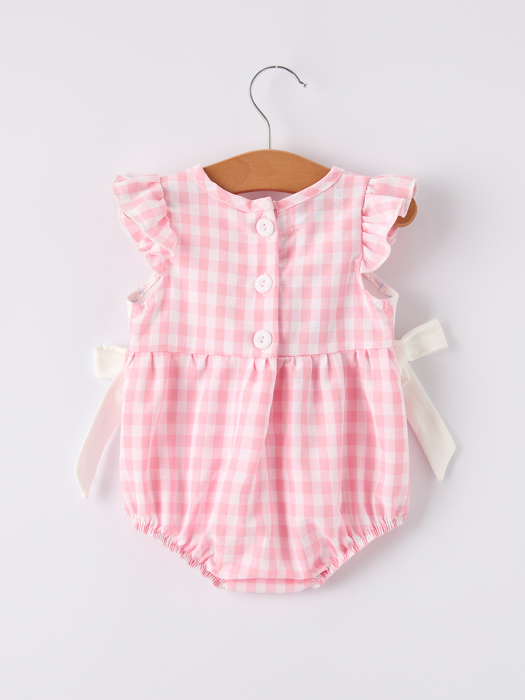 Back To School "ABC" Applique Baby Girls Romper