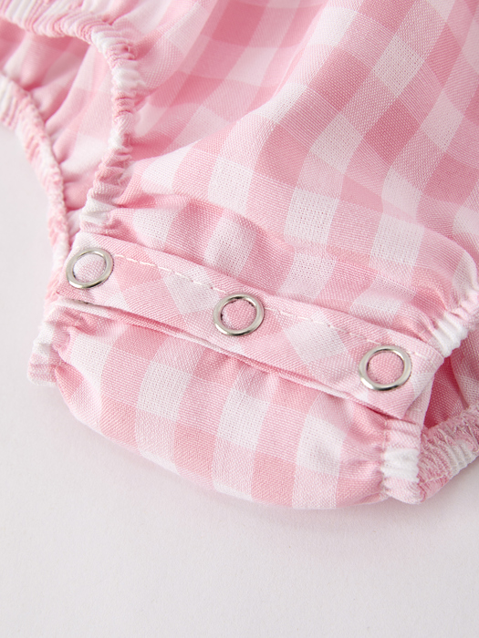 Back To School "ABC" Applique Baby Girls Romper