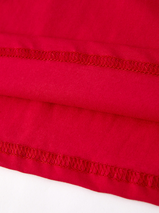 Red Cherry Bow Smocking Embroidery Toddler Girls' Dress