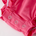  Hot Pink Smocked Church Christ Bishop Christening Baby Girls Romper