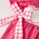  Hot Pink Smocked Church Christ Bishop Christening Girls Dress