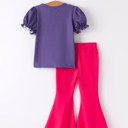  BACK TO SCHOOL "Smart Sassy"  Toddler Girls Top + Bell Bottoms