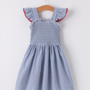  BACK TO SCHOOL Apple Applique Toddler Girls Dress