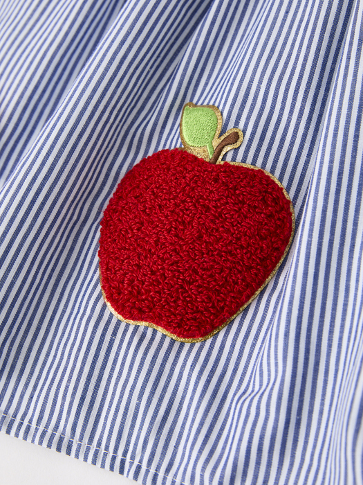 BACK TO SCHOOL Apple Applique Toddler Girls Dress