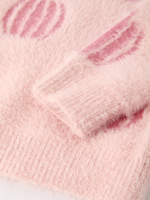 Halloween Pink Girls Pullover Sweater