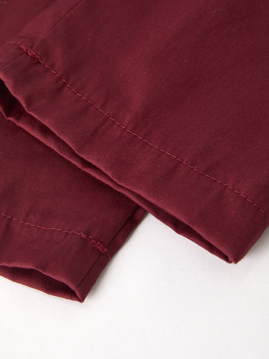 Dark Red Smocked Church Christ Bishop Christening Toddler Boys'Set