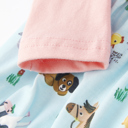  Farm Baby Girl Ruffle Print Pink Romper