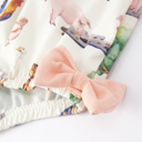  Farm Baby Girl Ruffle Print Romper
