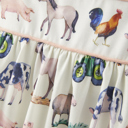  Farm Chicken Horse Print Girls Outfits Set