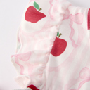  BACK TO SCHOOL Apple Bow Girls' Dress