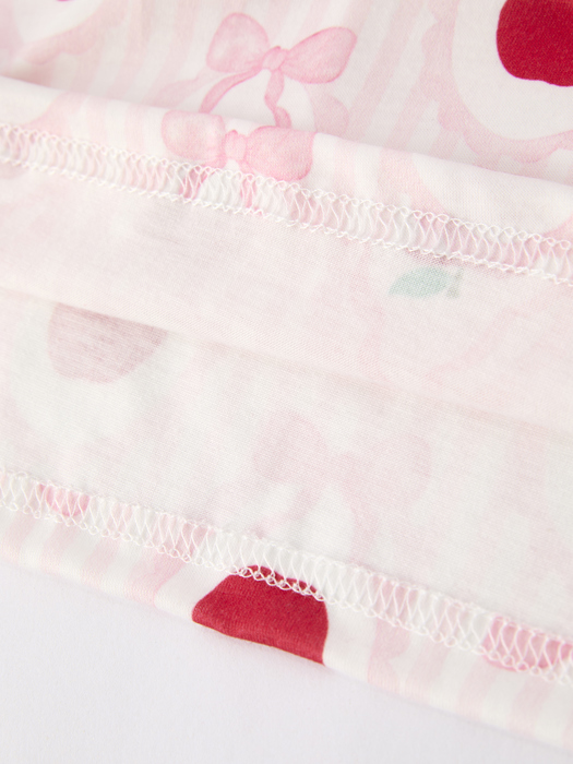 BACK TO SCHOOL Apple Bow Girls' Dress
