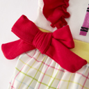  Back-To-School Embroidery Baby Girls' Romper