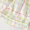  Back-To-School Embroidery Baby Girls' Romper
