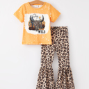  Western Leopard Print Girls Set