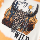  Western Leopard Print Girls Set