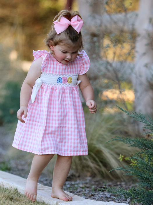 Back To School "ABC" Applique Dress