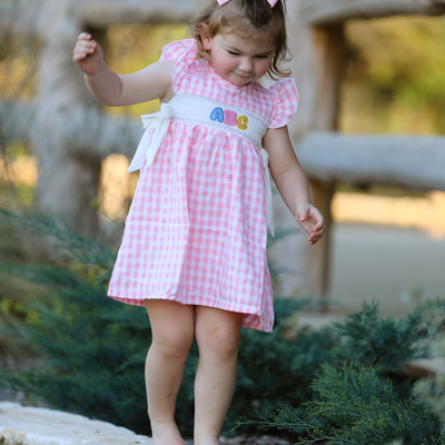 Back To School "ABC" Applique Toddler Girls Dress