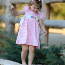  Back To School "ABC" Applique Dress