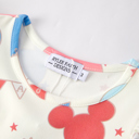  4th of july Cartoon Flag Print Toddler Girls Dress