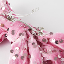  Pink Girls Sequin Bow Hair Clip