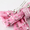  Pink Girls Sequin Bow Hair Clip
