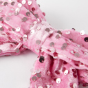  Pink Girls Sequin Bow Hair Clip