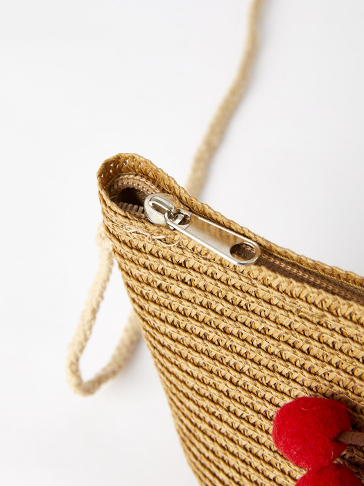 Charming Cherry Accent Crossbody Bag