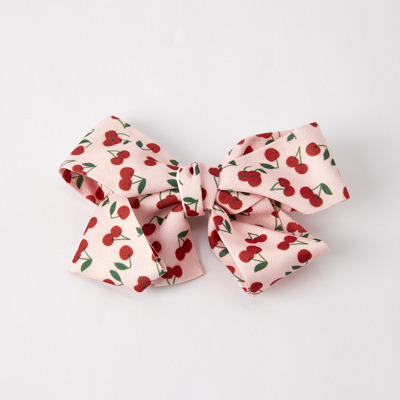 Cherry Bow Hairpin
