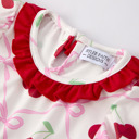  Cherry Bow Toddler Girls' Dress
