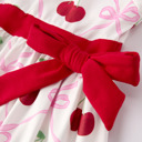  Cherry Bow Toddler Girls' Dress