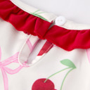  Cherry Bow Toddler Girls' Dress