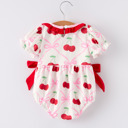 Cherry Bow Baby Girls' Romper