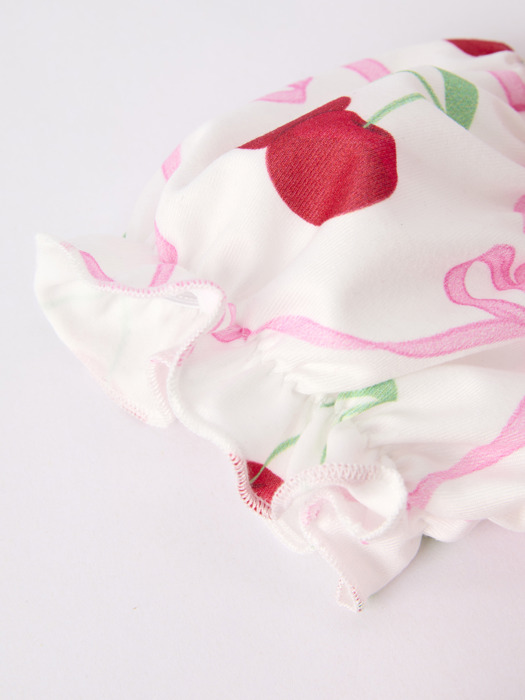 Cherry Bow Baby Girls' Romper