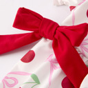  Cherry Bow Baby Girls' Romper