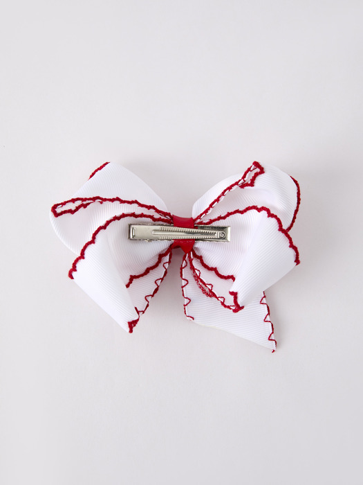 Back To School Apple Bow Hairpin