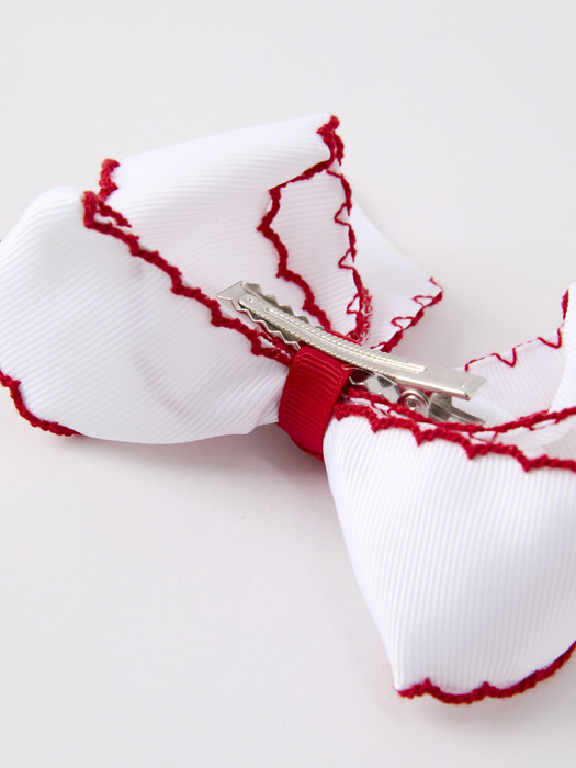 Back To School Apple Bow Hairpin