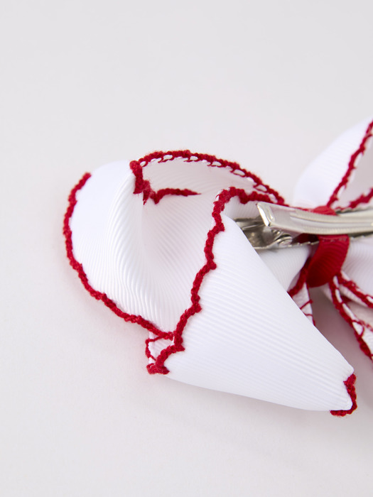 Back To School Apple Bow Hairpin