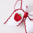  Back To School Apple Bow Hairpin