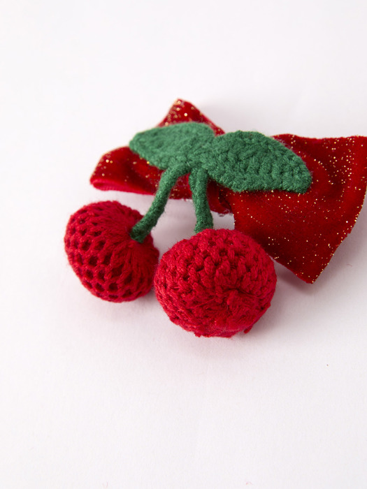 Red Cherry Hairpin
